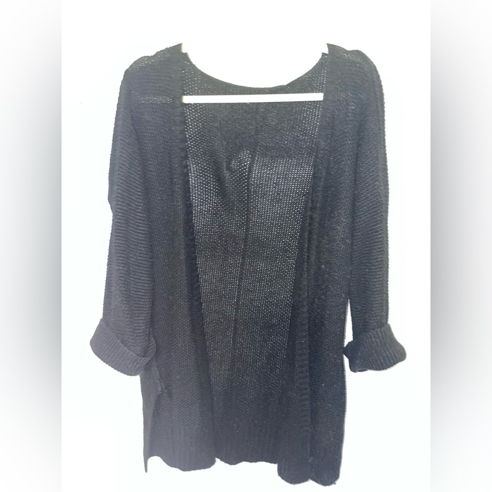 Black Knit Cardigan